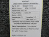 1455014-18 Continental TSIO-360-CB Exhaust Riser Center RH with Probe Hole