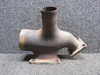 1555010-101 Continental TSIO-360-CB Forward Engine Exhaust Header with Probe Hole