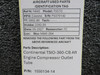1550134-14 Continental TSIO-360-CB Aft Engine Compressor Outlet Tube