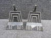 1460320-1, 0760012-3 Cessna A185F Stowable Rudder Pedal Set LH
