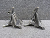1460320-1, 0760012-3 Cessna A185F Stowable Rudder Pedal Set LH