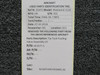 653577-1 IAI 1124 Westwind I Tip Tank Fueling Valve Assembly LH