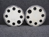IAI 1124 Westwind I Main Wheel Hub Cap Covers (Set of 2)
