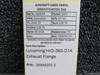 269A8207-3 Lycoming HIO-360-D1A Exhaust Flange