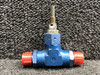 5026000-4, AN938D8 Cessna 421B Fuel Drain Valve Assembly with T-Fitting