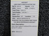 0541121-2 Cessna 172B Main Gear Support Outboard RH w 8130-3 & PAI-PT-1 (Zinc)