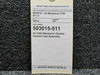 503015-511 IAI 1124 Westwind I Rudder Control Tube Assembly