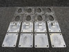 68094-003, 79440-002 Piper PA34-200T Plate Rear Seat Attach Set of 8