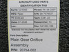 20754-002 Piper PA34-200T Main Gear Orifice Assembly
