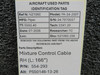 554-293 (Alt: PS50146-13-26) Piper PA34-200T Mixture Control Cable RH (L: 166”)