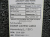 554-259 (Alt: PS50146-11-1) Piper PA34-200T Switch Control Cable Assembly (L: 130")