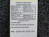 62355-003, 62227-000 Piper PA30 Cole-Hersee External Power Receptacle Assembly