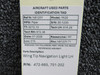 472-665, 751-202 Piper PA30 Wing Tip Navigation Light LH