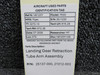 25137-000, 21012-003 Piper PA30 Landing Gear Retraction Tube Arm Assembly