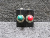 112-215-101 AMF Wood Electric Circuit Breaker Set of 2