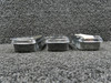 551-829 (Use: 489-469) Piper Aerostar 601P Ashtray Assembly (Set of 3)