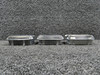 551-829 (Use: 489-469) Piper Aerostar 601P Ashtray Assembly (Set of 3)