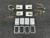 700009-15, 588-253 Piper Aerostar 601P Overhead Cabin Light w Switch (Set of 4)