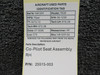 25515-003 Piper PA30 Co-Pilot Seat Assembly Right Hand