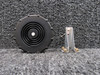 1713269-1 Cessna 182H Rudder Trim Wheel Assembly w/ Support