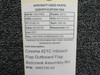0862100-92 Cessna 421C Inboard Flap Outboard Flap Bellcrank Assembly RH
