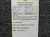 0855030-3 Cessna 421C Forward Spinner Support