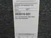 263019-501 IAI 1124 Westwind I Main Gear Door Rod Assembly