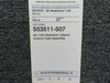 503511-507 IAI 1124 Westwind I Aileron Control Tube Assembly