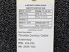 455-299 (Alt: 26341-000) Piper PA-24-260 Throttle Control Cable Assembly