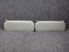 23040-008 Piper PA-24-260 Sun Visor Set LH and RH (Gray)
