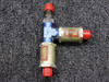 K-1332-6-10 Piper PA-24-260 Kohler Fuel Check Valve Assembly with Fitting