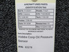 83278 Hobbs Corp Oil Pressure Sensor