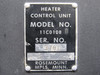 11C0108B Rosemount Heater Control Unit