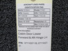 0711037-19, 0711037-21 Cessna T182T Cabin Door Lower Forward & Aft Hinge LH