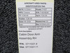 0711021-4 (Use: 0711021-11) Cessna T182T Cabin Door Arm Assembly RH