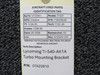 07A22810 Lycoming TI-540-AK1A Turbo Mounting Bracket
