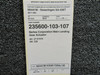 235600-103-107 (Alt: 27-51016) Bertea Corporation Main Landing Gear Actuator