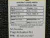 45-521212-607 Beechcraft F33A Flap Actuator RH