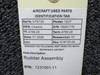 1231001-11 Cessna 182P Rudder Assembly