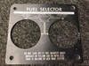 58-920056-5 Beech B58 Placard Fuel Selector 194 Gallon System BAS Part Sales | Airplane Parts