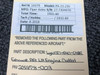 28278-003 Piper PA23-250 Lycoming IO-540-C4B5 Exhaust Aft Outbd LH Engine