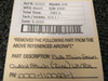 000-110023-1 Beechcraft A36 Main Gear Plate Outbd Attach LH or RH (Zinc)