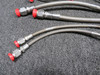 124001-8CR0120, 1242001-8CR0174 Stainless Steel Braided Hose Set of 6