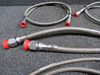 124001-8CR0120, 1242001-8CR0174 Stainless Steel Braided Hose Set of 6