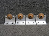 1250258-1 Cessna 210 Tail Pipe Support Assembly Set of 4