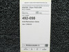 492-098 (Use: 31860-00) Piper PA23-250 Anti-Retraction Valve