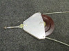 35-524245 Beechcraft K35 Bracket Assy Rudder Balance Cable Pulley BAS Part Sales | Airplane Parts