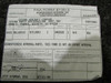 0713603-2 Cessna Bulkhead with 8130-3 (New Old Stock) (SA)