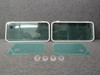 0711050-206 / 0711050-207 Cessna A185F Window Set W/ Air Vents (TINTED) BAS Part Sales | Airplane Parts