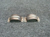 C169-25 Robinson R44 Lycoming O-540-F1B5 Exhaust Clamp Set (Total Hours: 5.9) BAS Part Sales | Airplane Parts